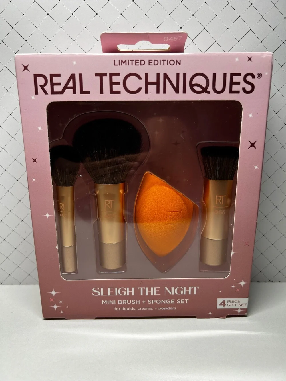 Real Techniques Gold Mini Brush Set Limited Edition